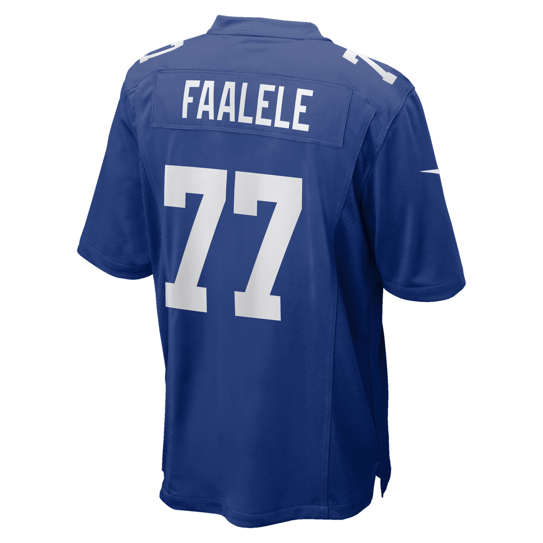 New York Giants Daniel Faalele Nike Royal Team Game Jersey product image 5, provided for visual reference and product detail