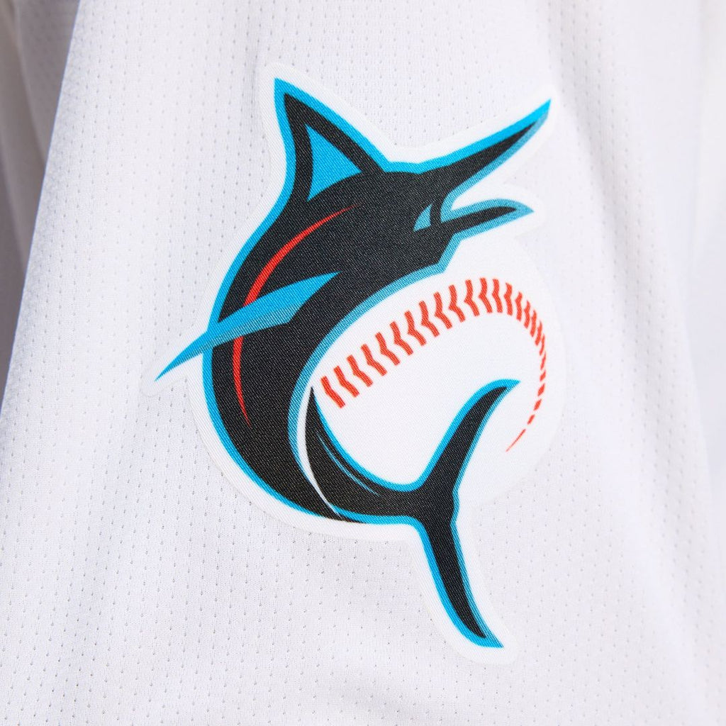 Miami Marlins Nike White Home Limited Jersey product image 11, provided for visual reference and product detail review