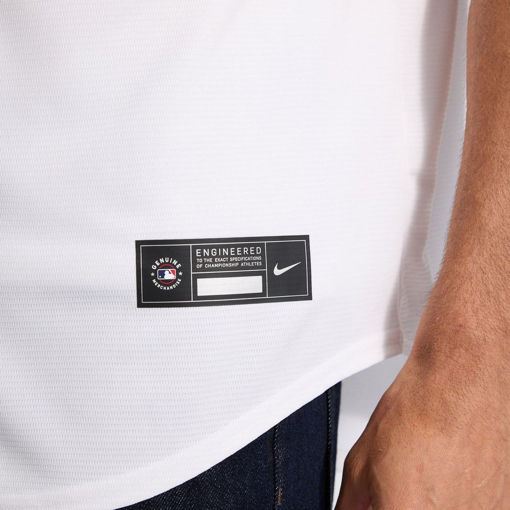 Washington Nationals CJ Abrams Nike White Home Replica Jersey product image 8, provided for visual reference and product