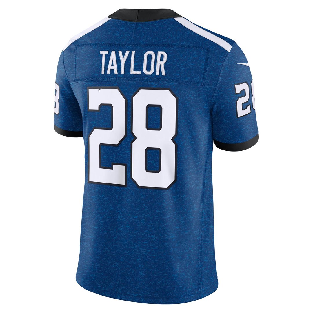 Indianapolis Colts Jonathan Taylor Nike Royal Alternate Indiana Nights Vapor F.U.S.E. Stitched Limited Jersey product image