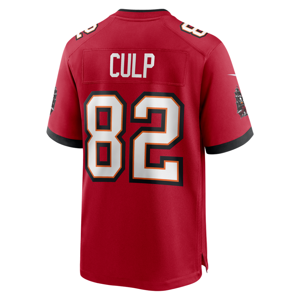 Tampa Bay Buccaneers Devin Culp Nike Red Game Jersey product image 3, provided for visual reference and product detail review