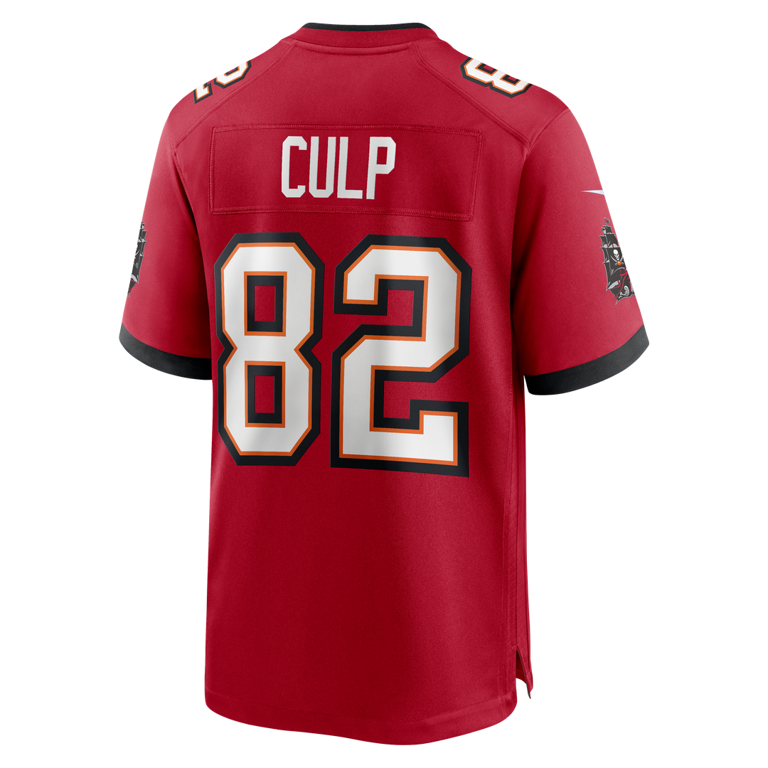 Tampa Bay Buccaneers Devin Culp Nike Red Game Jersey product image 3, provided for visual reference and product detail review