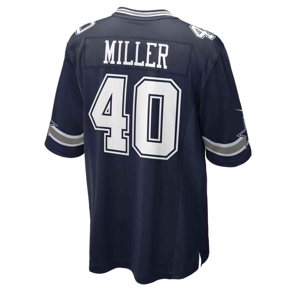 Dallas Cowboys Von Miller Nike Navy Game Jersey product image 13, provided for visual reference and product detail review