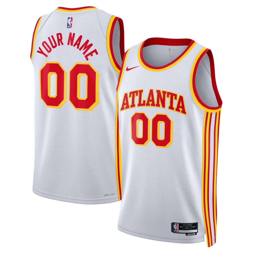 Atlanta Hawks Nike Association Swingman Jersey - Custom - Unisex product image 1, provided for visual reference and product