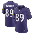 Baltimore Ravens Mark Andrews Nike Purple Team Game Jersey product image 1, provided for visual reference and product detail