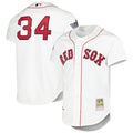 Boston Red Sox David Ortiz Mitchell & Ness White Cooperstown Collection Authentic Jersey product image 1, provided for