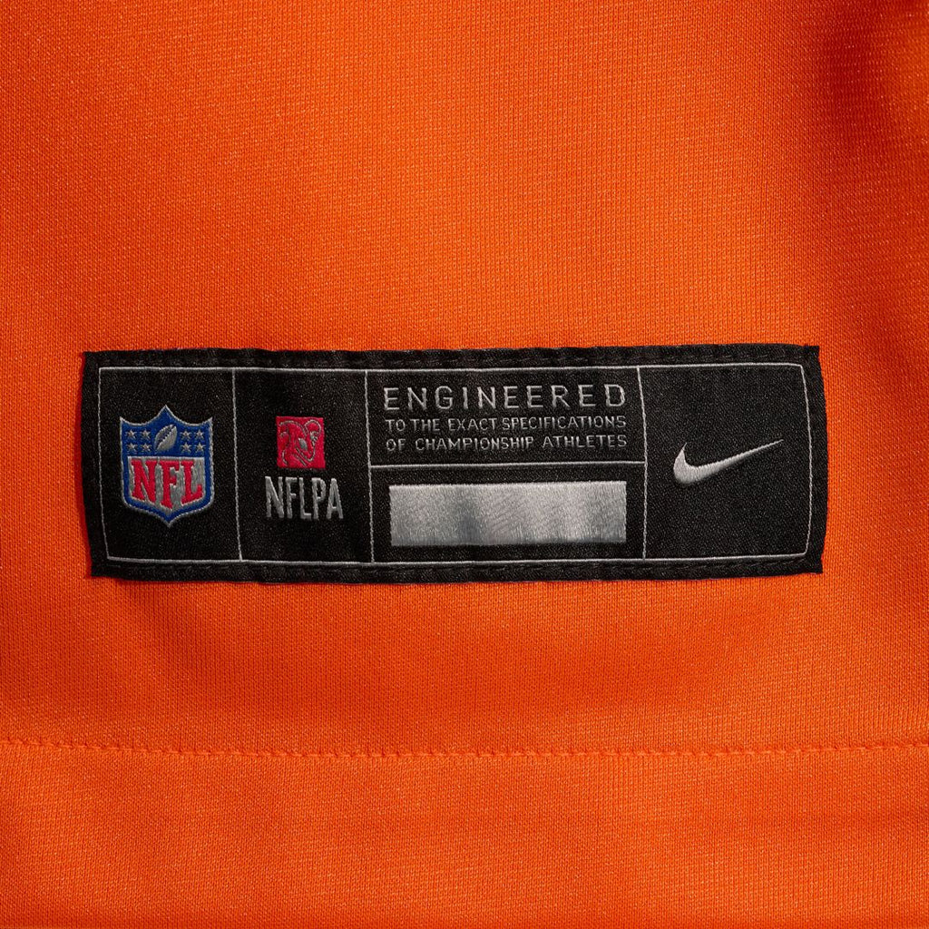 Denver Broncos Tyler Onyedim Nike Orange Game Jersey product image 8, provided for visual reference and product detail review