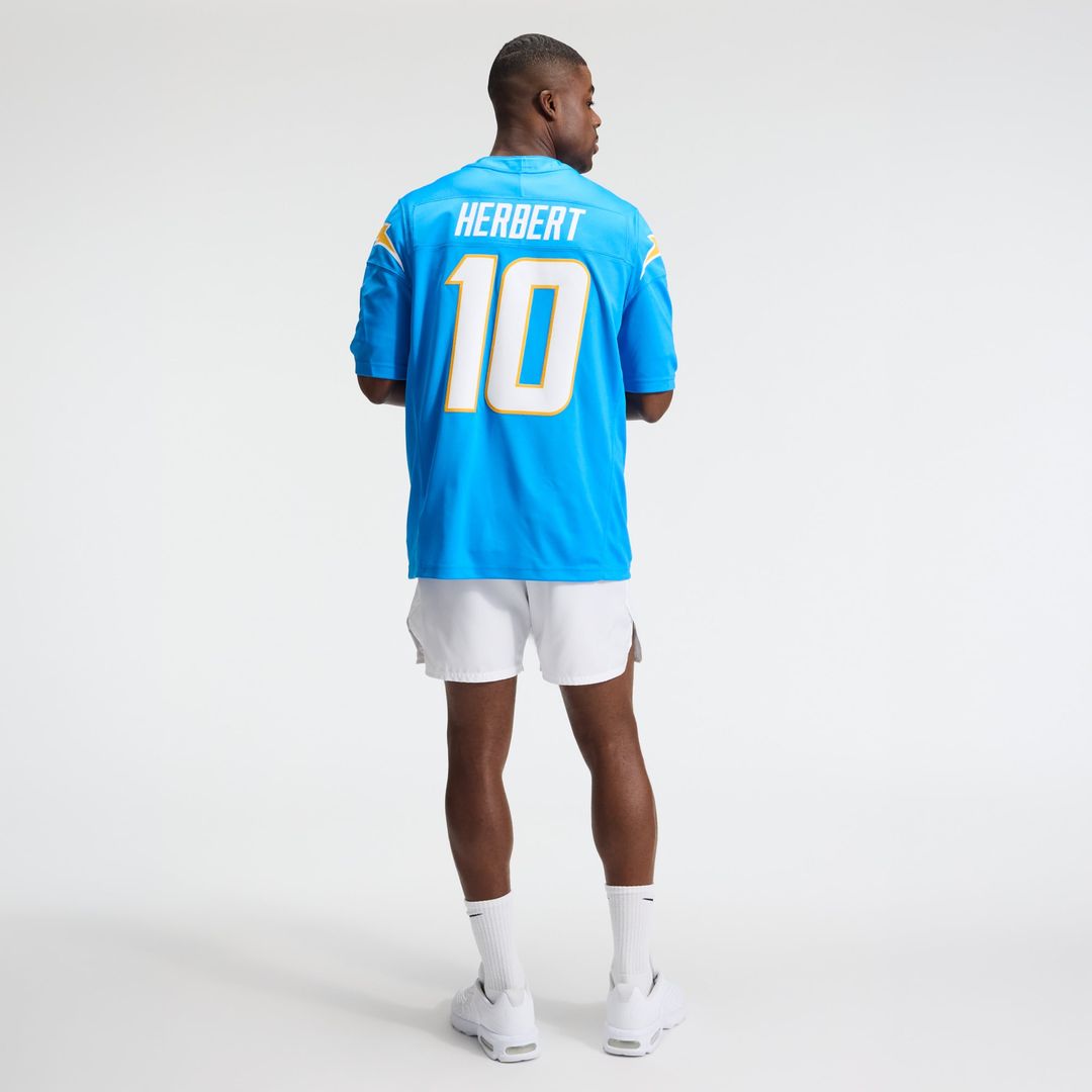 Los Angeles Chargers Justin Herbert Nike Powder Blue Team Vapor F.U.S.E. Stitched Limited Jersey product image 19, provided