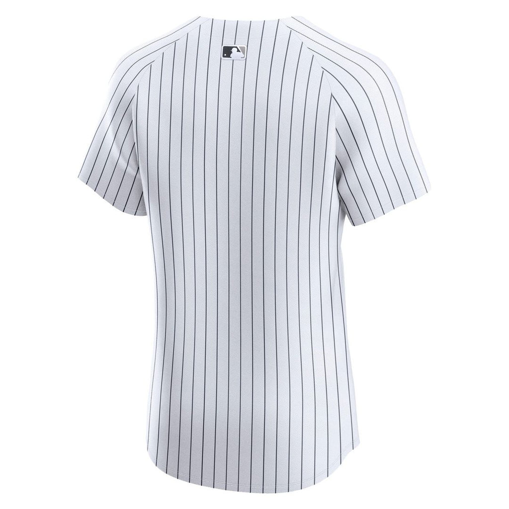 New York Yankees Nike White Home Elite Jersey product image 3, provided for visual reference and product detail review