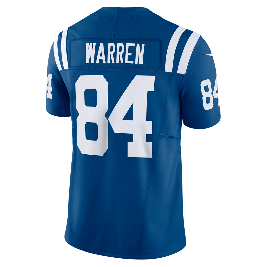Indianapolis Colts Tyler Warren Nike Royal Team Vapor F.U.S.E. Limited Jersey product image 3, provided for visual reference