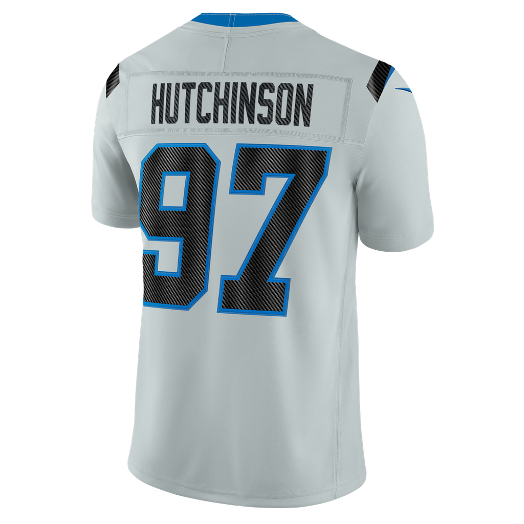 Detroit Lions Aidan Hutchinson Nike Silver 2026 Rivalries Collection Stitched Limited Jersey product image 3, provided for