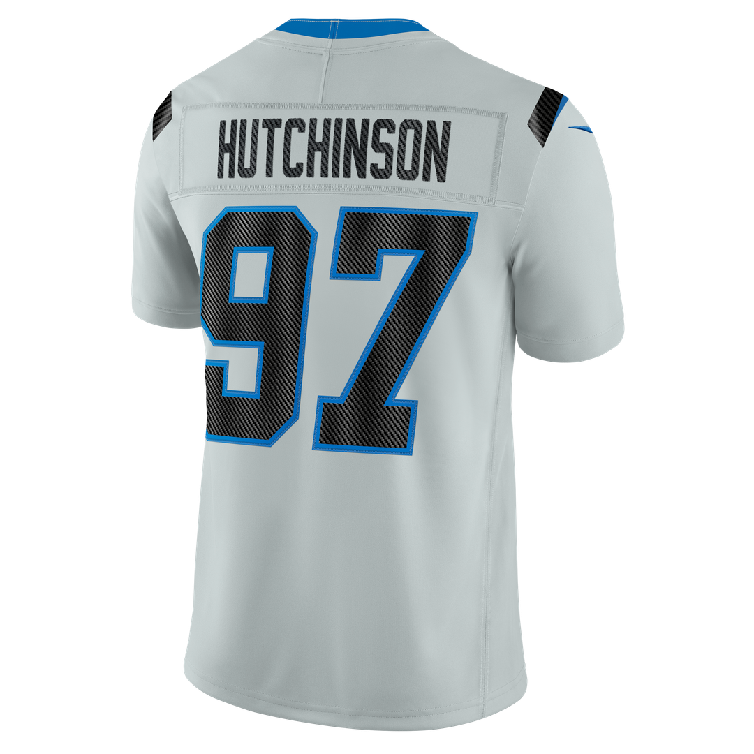 Detroit Lions Aidan Hutchinson Nike Silver 2026 Rivalries Collection Stitched Limited Jersey product image 3, provided for