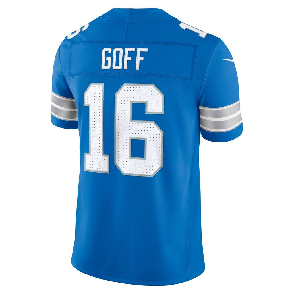 Detroit Lions Jared Goff Nike Blue Team Vapor F.U.S.E. Stitched Limited Jersey product image 6, provided for visual