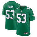 Philadelphia Eagles Zack Baun Nike Kelly Green Alternate Game Jersey product image 1, provided for visual reference and