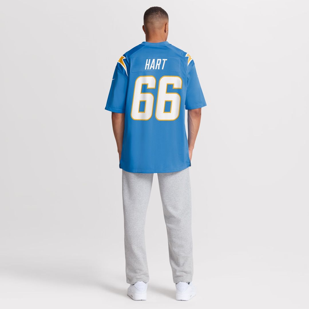 Los Angeles Chargers Bobby Hart Nike Powder Blue Team Game Jersey product image 5, provided for visual reference and product