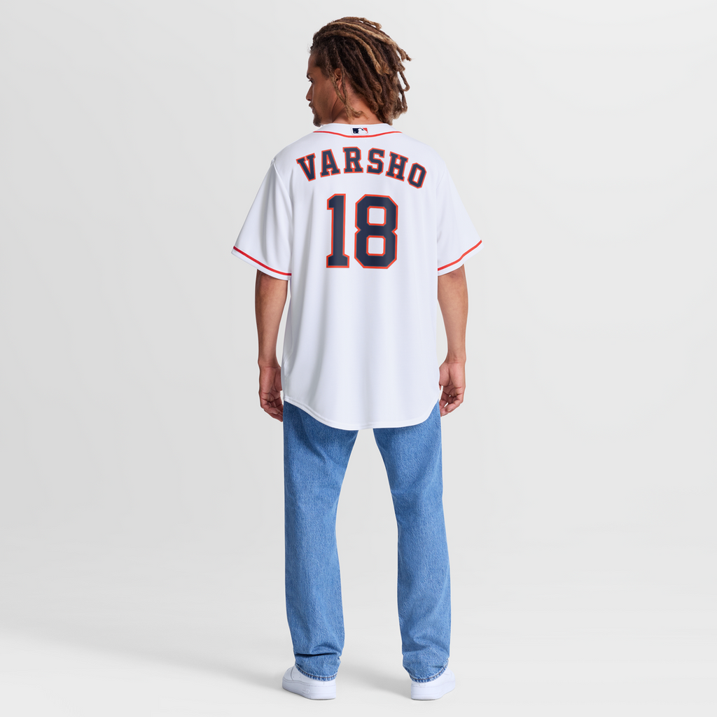Houston Astros Daulton Varsho Nike White Home Replica Jersey product image 3, provided for visual reference and product
