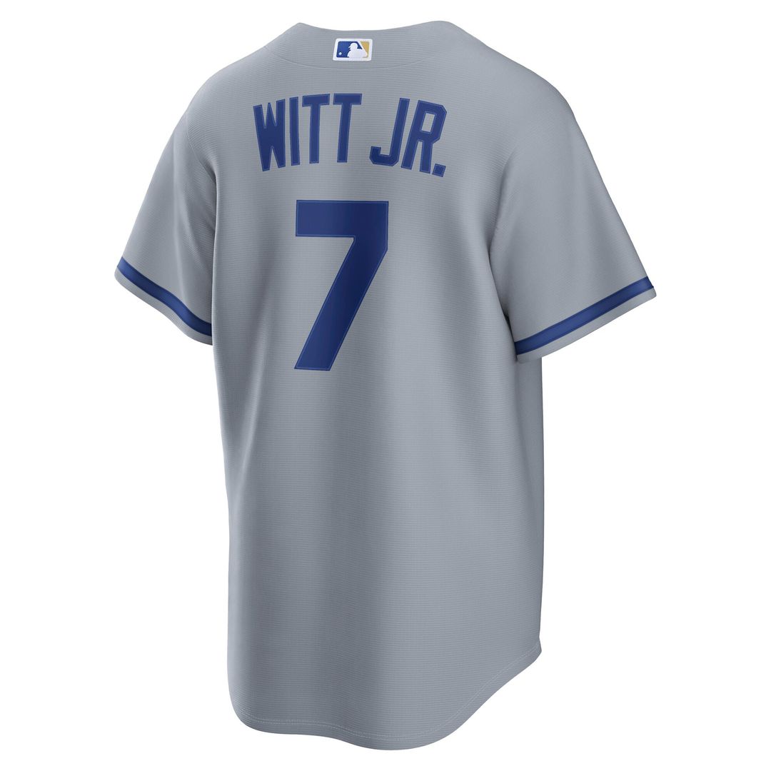 Kansas City Royals Bobby Witt Jr. Nike Royal Alternate Replica Jersey product image 9, provided for visual reference and