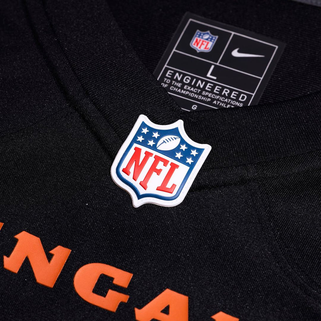 Cincinnati Bengals Kyle Dugger Nike Black Team Game Jersey product image 6, provided for visual reference and product detail