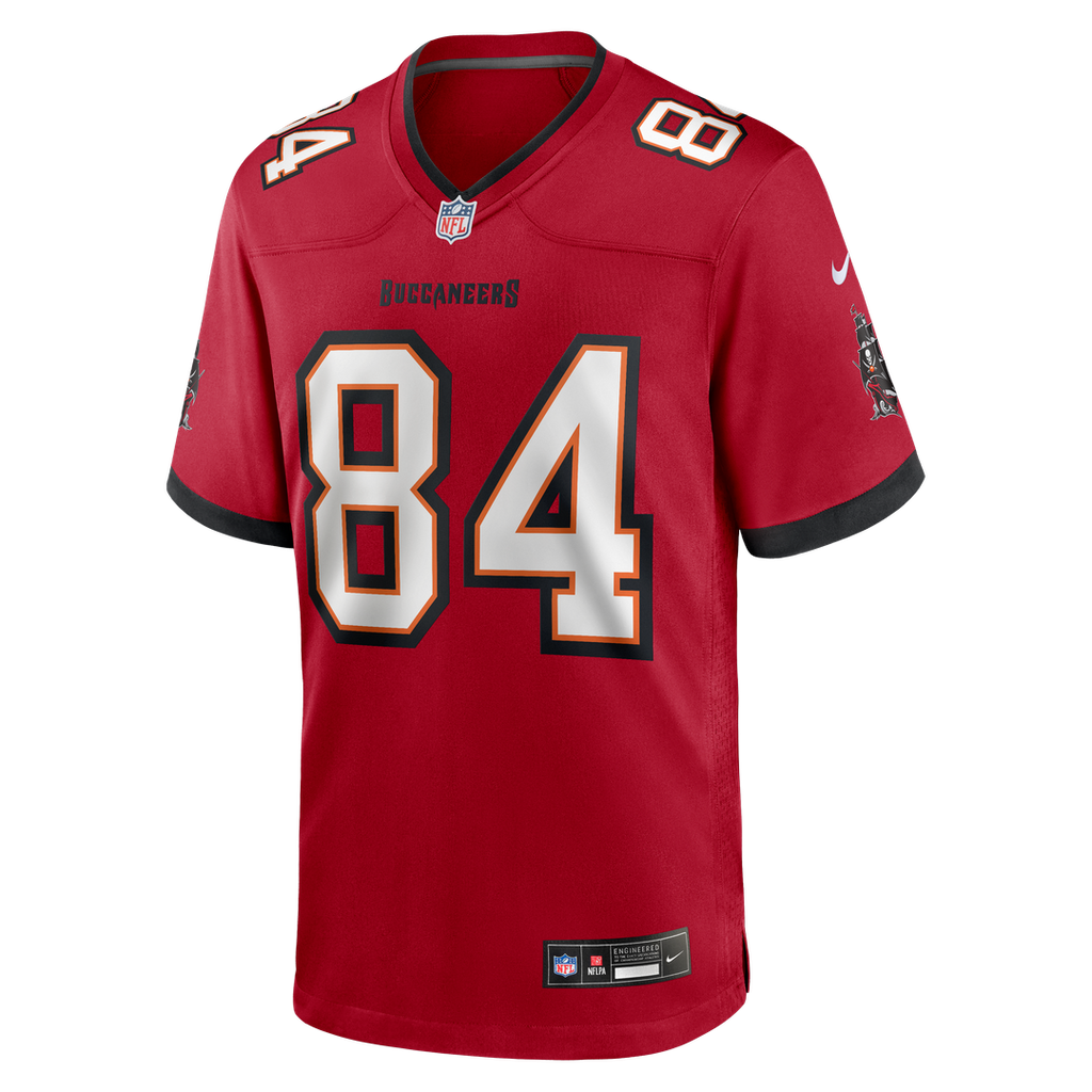 Tampa Bay Buccaneers Bauer Sharp Nike Red Team Game Jersey product image 4, provided for visual reference and product detail
