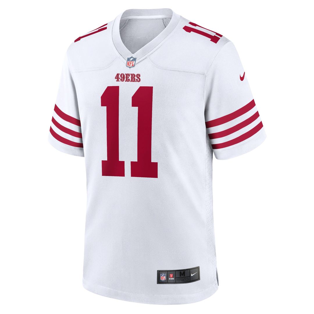San Francisco 49ers Brandon Aiyuk Nike Scarlet Team Player Game Jersey product image 18, provided for visual reference and