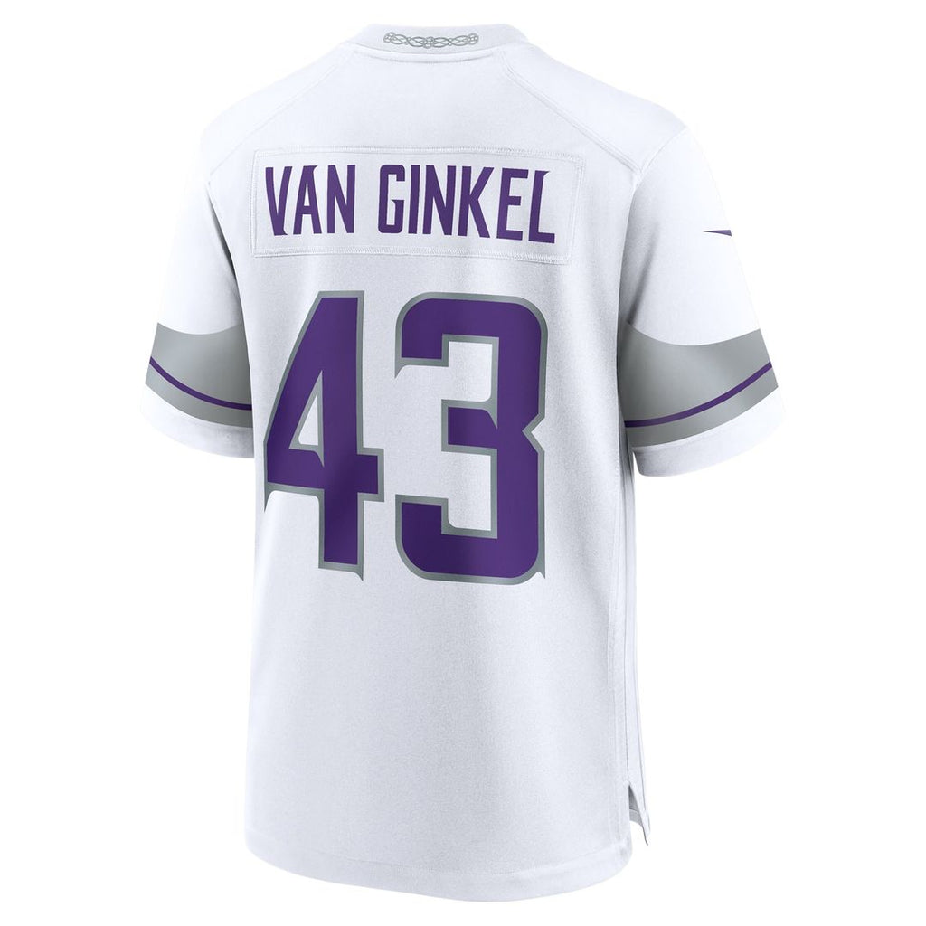 Minnesota Vikings Andrew Van Ginkel Nike Purple Team Game Jersey product image 19, provided for visual reference and product