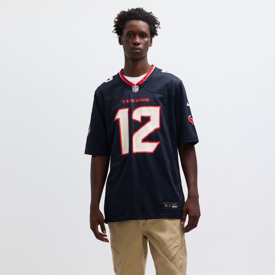 Houston Texans Nico Collins Nike Navy Game Jersey product image 14, provided for visual reference and product detail review