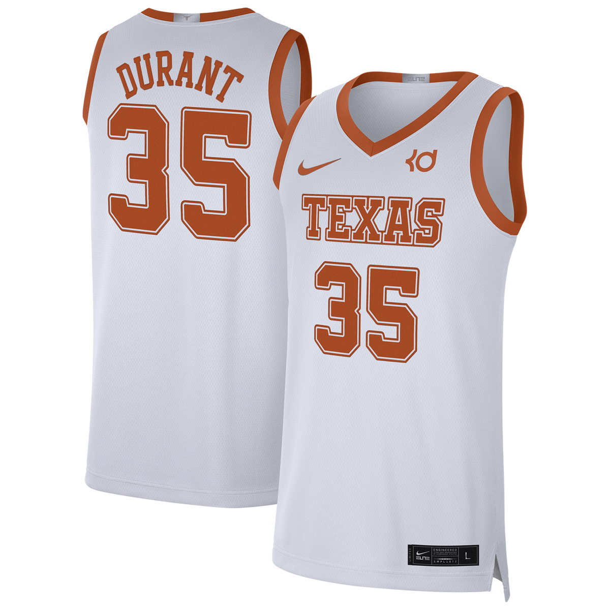 NCAA Texas Longhorns College Basketball Jersey - Kevin Durant product image 2, provided for visual reference and product
