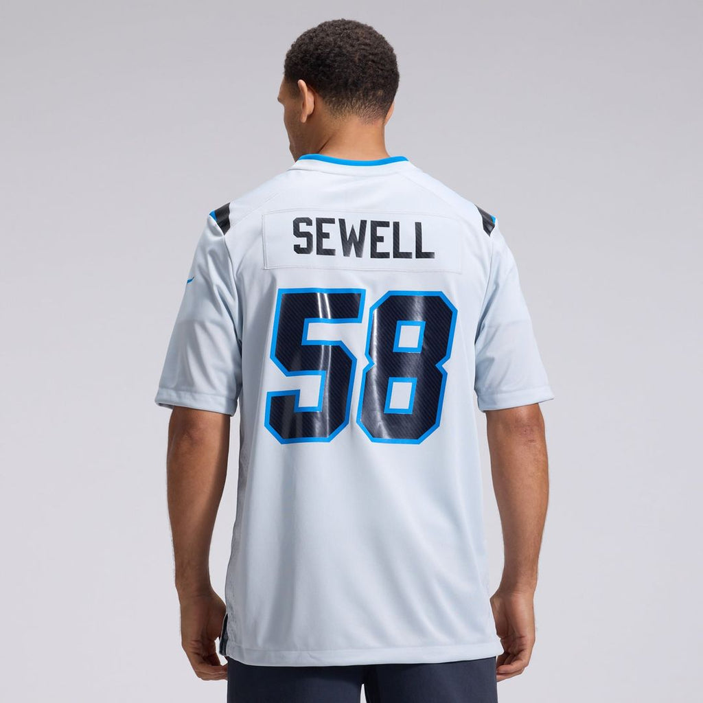 Detroit Lions Penei Sewell Nike Silver 2026 Rivalries Collection Game Jersey product image 3, provided for visual reference