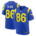 Los Angeles Rams Max Klare Nike Royal Team Game Jersey product image 1, provided for visual reference and product detail