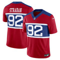 New York Giants Michael Strahan Nike Century Red Alternate Vapor F.U.S.E. Retired Player Limited Jersey product image 1,