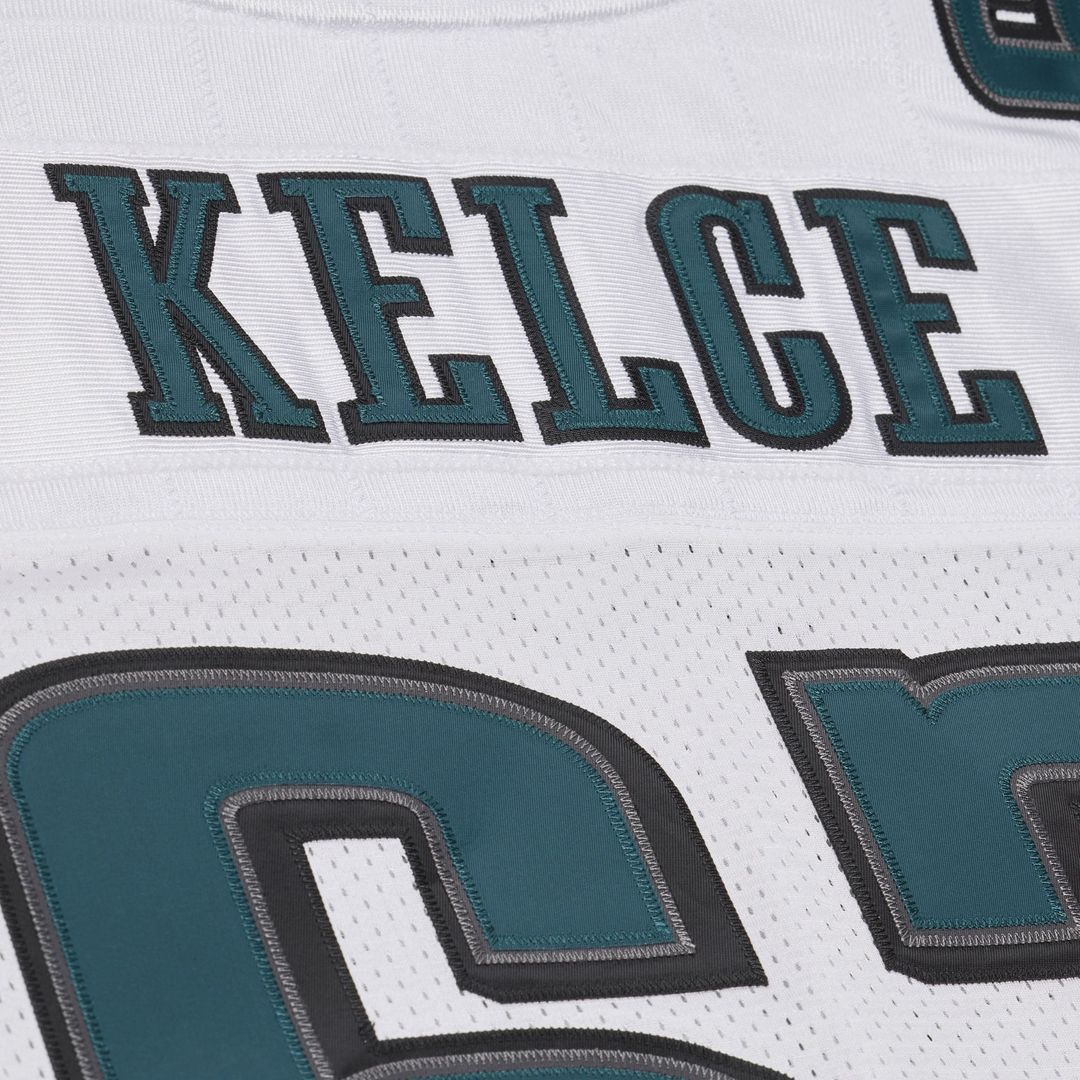 Philadelphia Eagles Jason Kelce Mitchell & Ness White 2011 Authentic Throwback Jersey product image 7, provided for visual