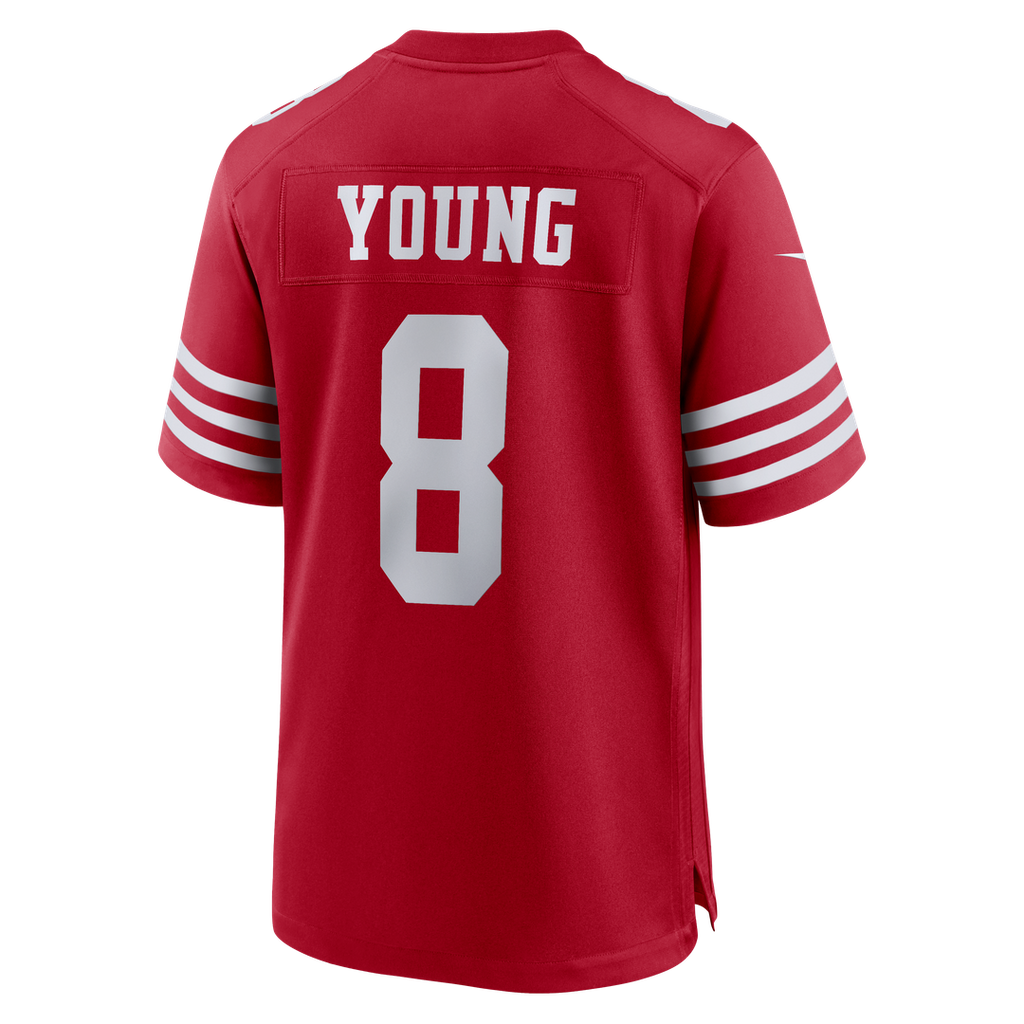 San Francisco 49ers Steve Young Nike Scarlet Retired Player Game Jersey product image 3, provided for visual reference and