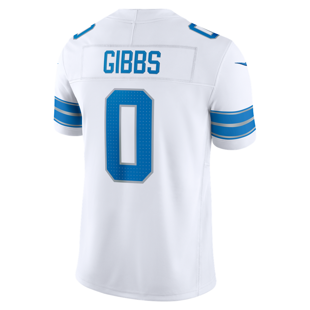 Detroit Lions Jahmyr Gibbs Nike Blue Team Vapor F.U.S.E. Stitched Limited Jersey product image 12, provided for visual