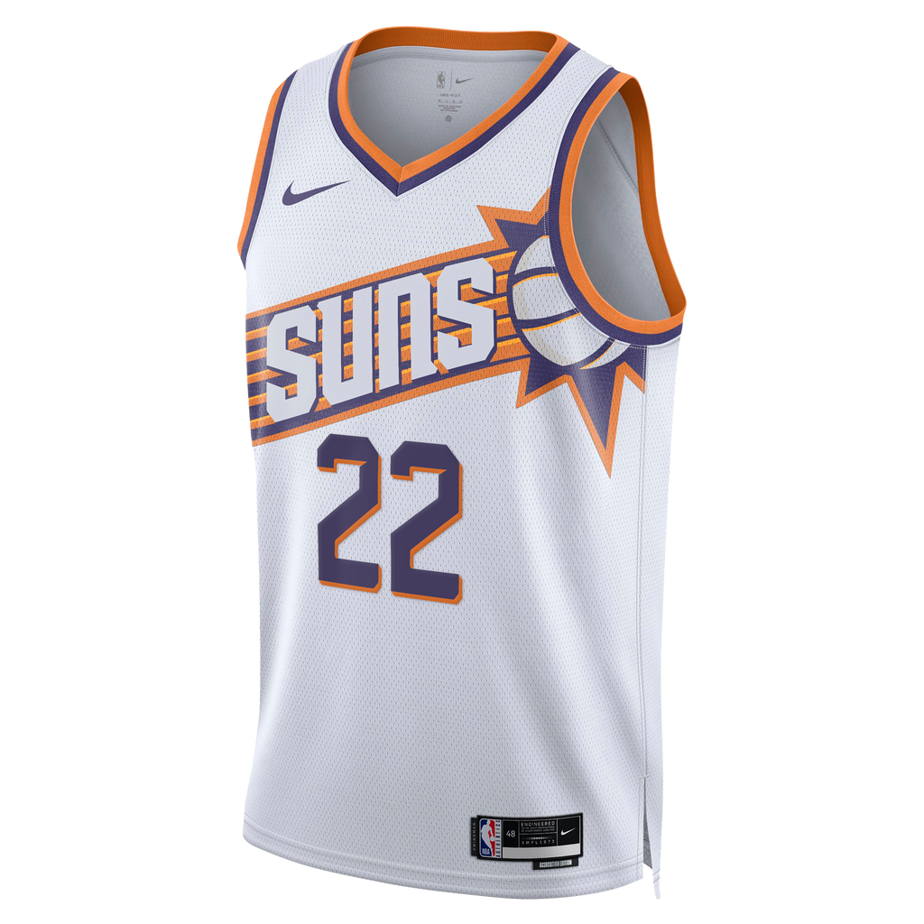 Phoenix Suns Nike Association Edition Swingman Jersey - White - Miles Bridges - Unisex product image 3, provided for visual