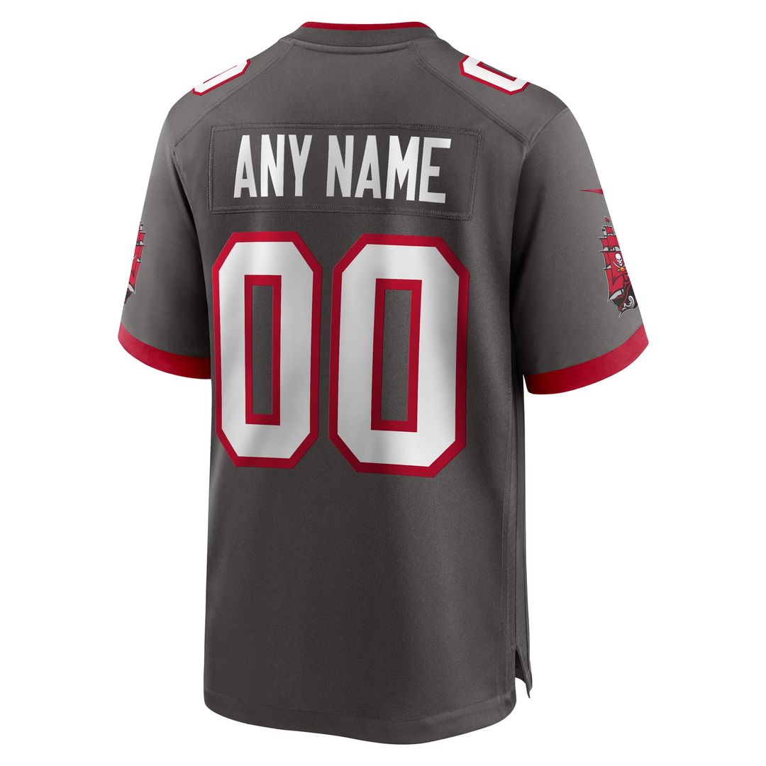 Tampa Bay Buccaneers Nike Pewter Alternate Custom Game Jersey product image 3, provided for visual reference and product