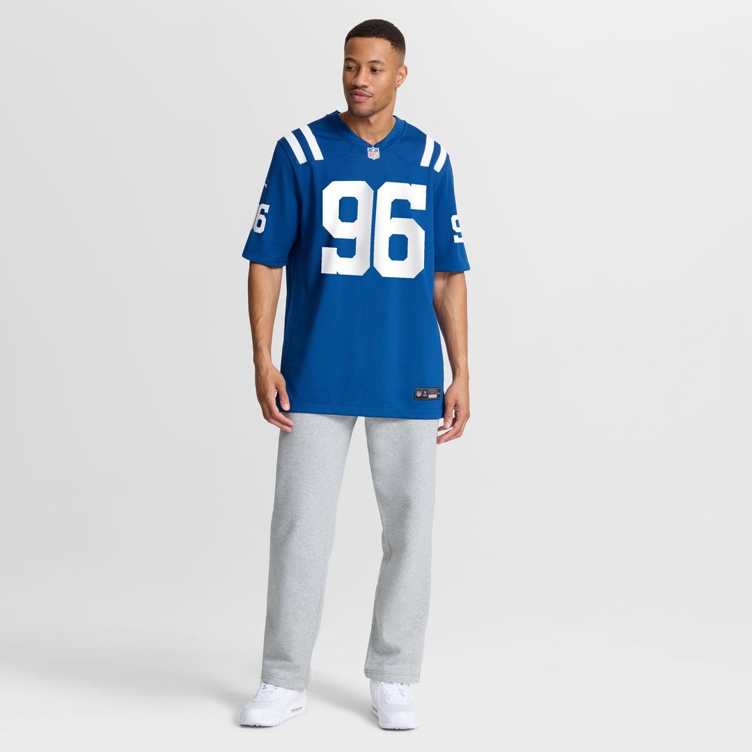 Indianapolis Colts Chris Wormley Nike Royal Team Game Jersey product image 4, provided for visual reference and product