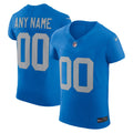 Detroit Lions Nike Blue Alternate Vapor F.U.S.E. Elite Custom Jersey product image 1, provided for visual reference and