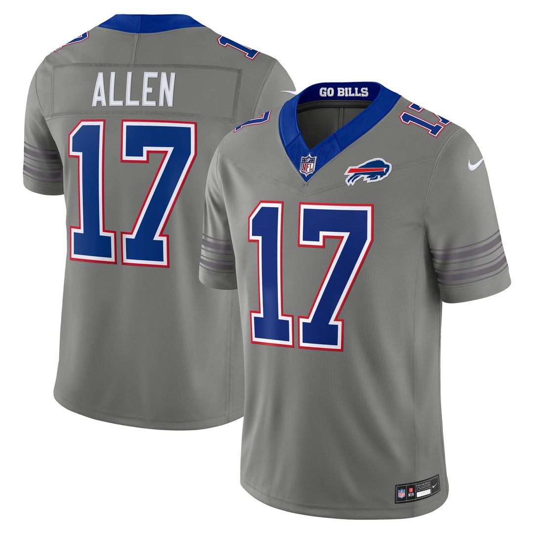 Buffalo Bills Josh Allen Nike White Vapor F.U.S.E. Stitched Limited Jersey product image 10, provided for visual reference