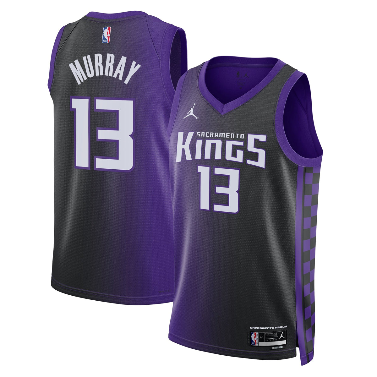 Sacramento Kings Jordan Brand Statement Edition Swingman Jersey - Purple - Keegan Murray - Unisex product image 1, provided