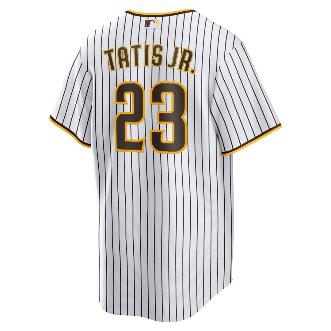 San Diego Padres Fernando Tatis Jr. Nike White Home Replica Player Jersey product image 3, provided for visual reference and