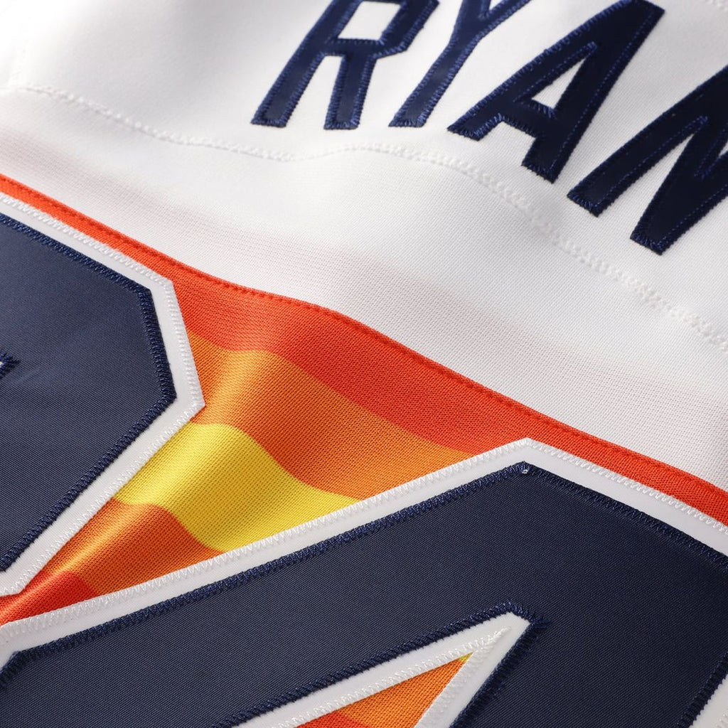 Houston Astros Nolan Ryan Mitchell & Ness White Throwback Authentic Jersey product image 6, provided for visual reference