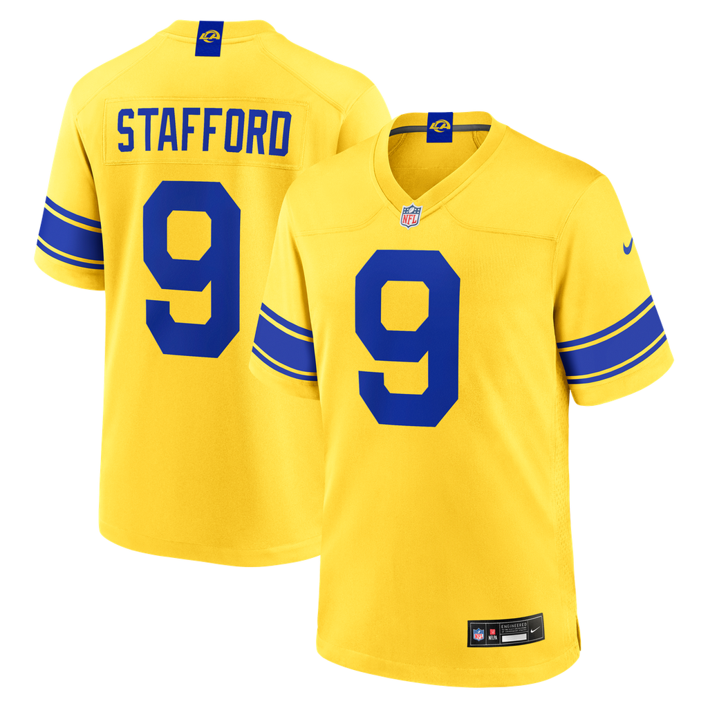 Los Angeles Rams Matthew Stafford Nike Royal Team Game Player Jersey product image 18, provided for visual reference and