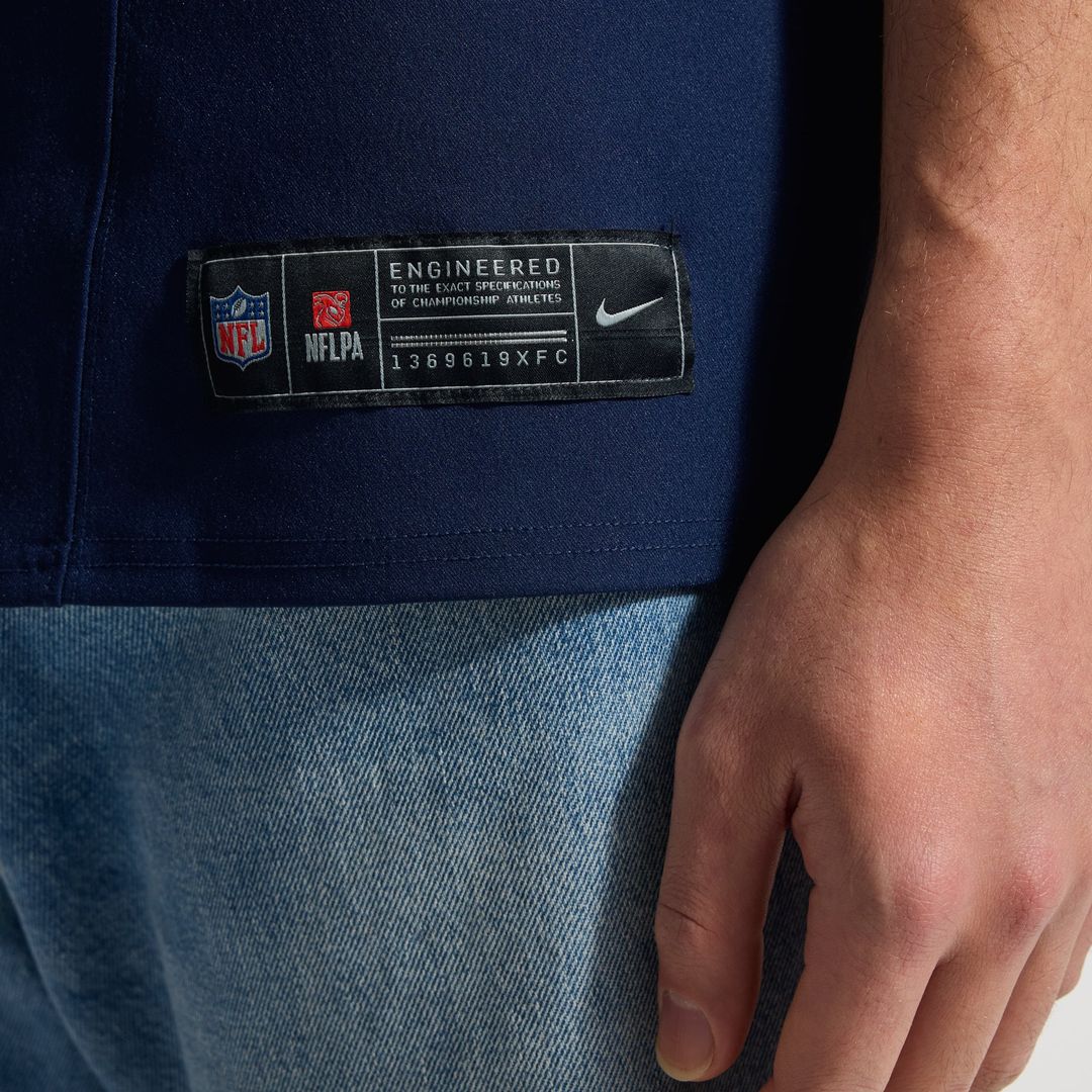 Dallas Cowboys CeeDee Lamb Nike Navy Alternate Vapor F.U.S.E. Elite Jersey product image 10, provided for visual reference