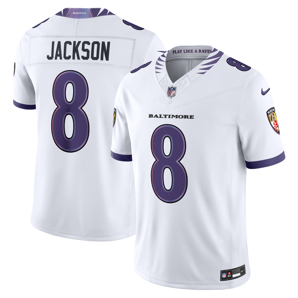 Baltimore Ravens Lamar Jackson Nike Black Alternate Alternate Vapor F.U.S.E. Stitched Limited Jersey product image 17,