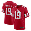 San Francisco 49ers Deebo Samuel Sr Nike Scarlet Team Game Jersey product image 1, provided for visual reference and product
