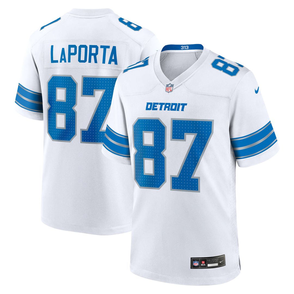 Detroit Lions Sam LaPorta Nike Black 2nd Alternate Game Jersey product image 25, provided for visual reference and product