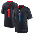 Houston Texans Tank Dell Nike Navy Alternate Game Jersey product image 1, provided for visual reference and product detail