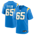 Los Angeles Chargers Logan Taylor Nike Powder Blue Team Game Jersey product image 1, provided for visual reference and