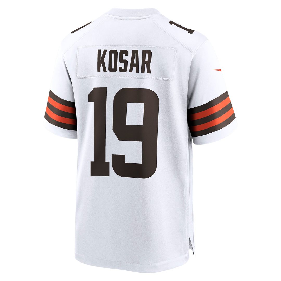 Cleveland Browns Bernie Kosar Nike White Retired Player Game Jersey product image 3, provided for visual reference and