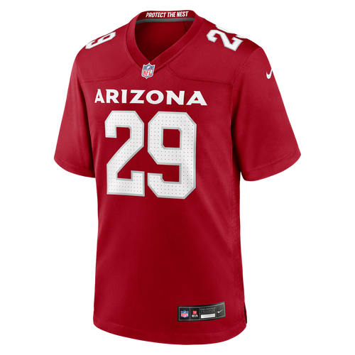 Arizona Cardinals Denzel Burke Nike Cardinal Team Game Jersey product image 2, provided for visual reference and product